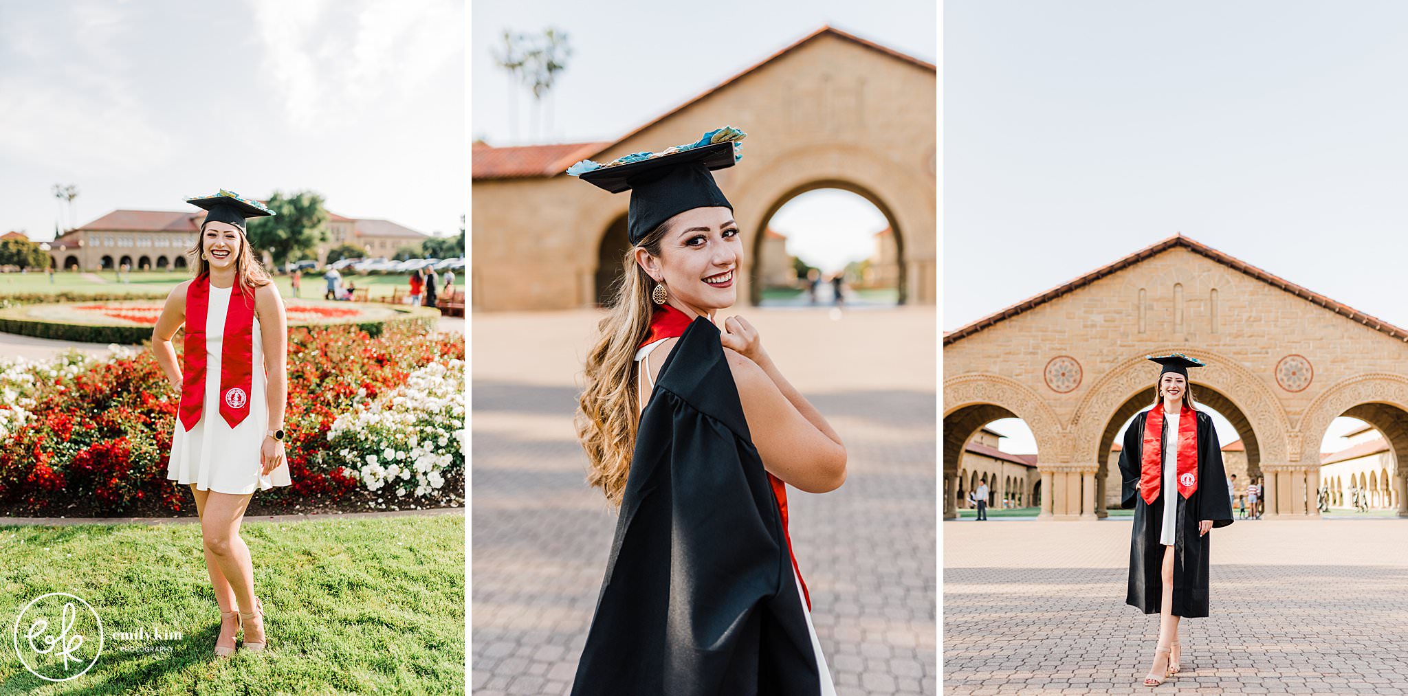 Stanford College Graduation Photos - the Oval and the quad