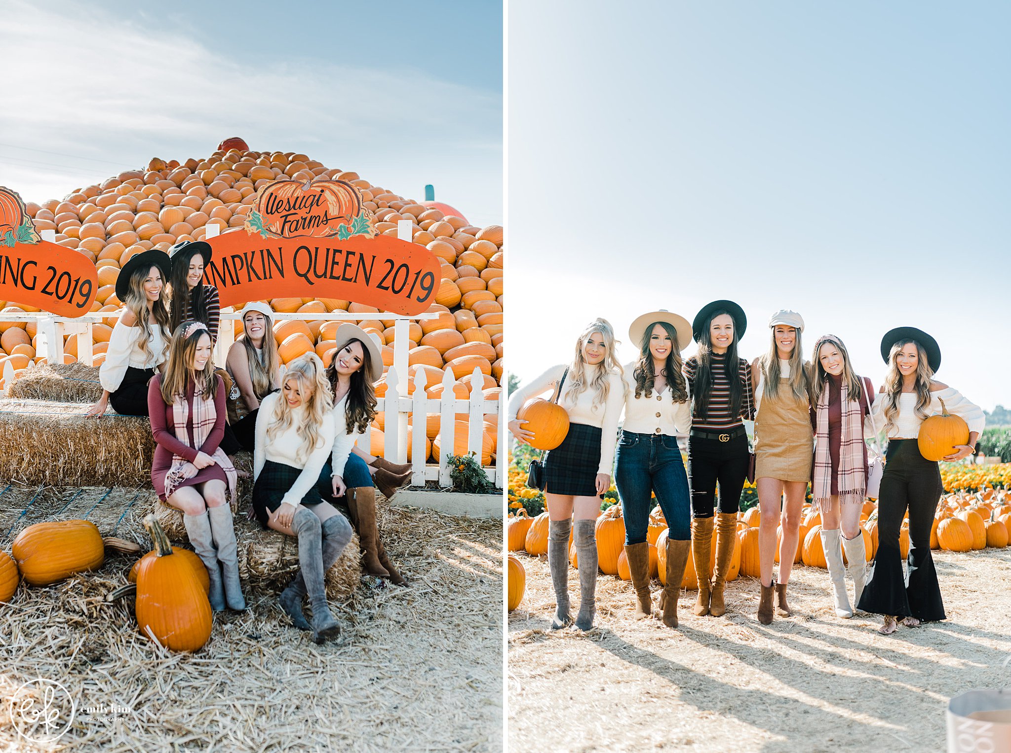 Bay Area Blogger Photographer | fall photography ideas | pumpkin patch photoshoot | fall photoshoot | #girlgang | group blogger photoshoot