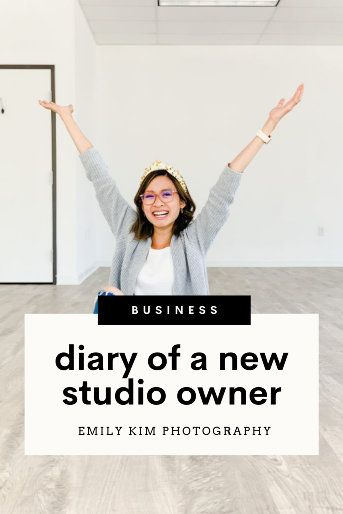diary of a new studio owner