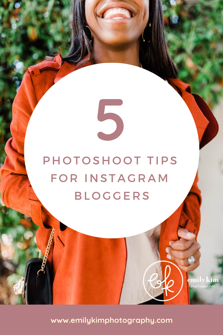 5 photoshoot tips for instagram bloggers and influencers
