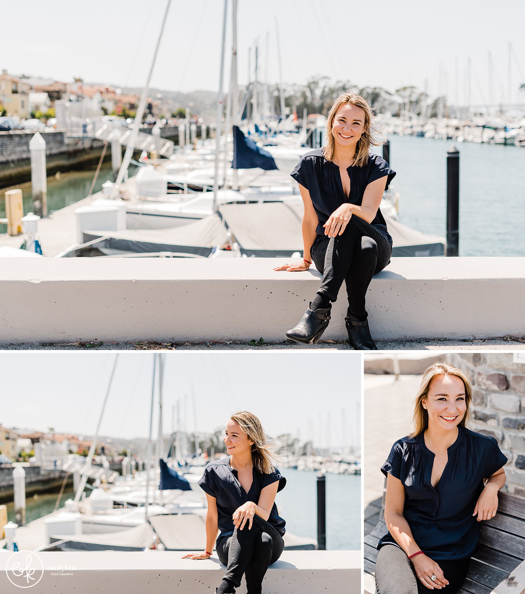 Branding headshots at the St. Francis Yacht Club in San Francisco