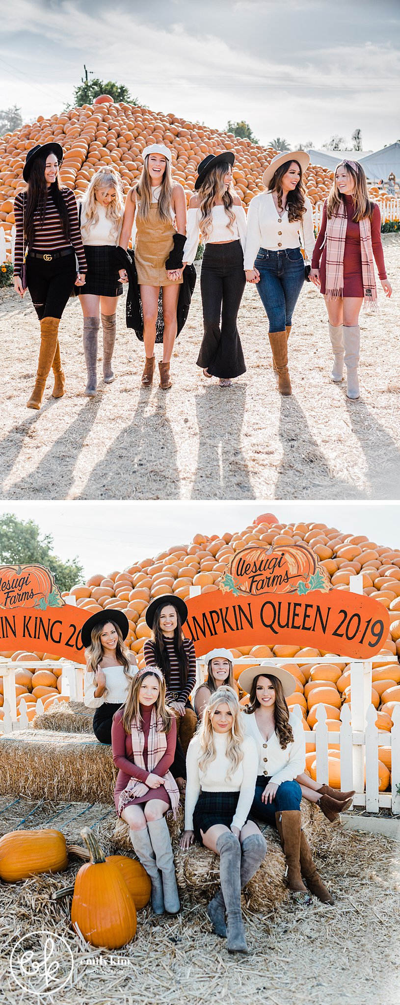 Bay Area Blogger Photographer || fall photography ideas | pumpkin patch photoshoot | fall photoshoot | #girlgang | group blogger photoshoot