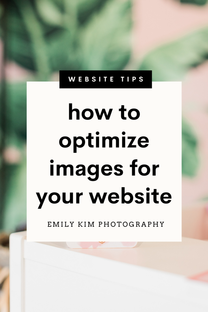 how to optimize images for your website graphic