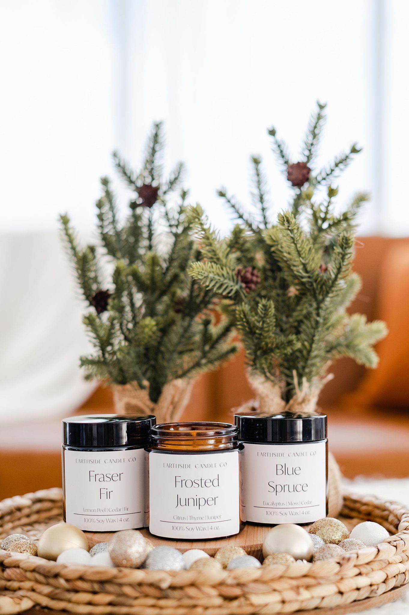 Holiday And Christmas Product Photoshoot: Earthside Candle Co