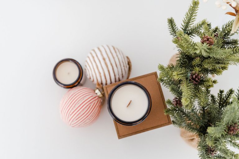 Holiday And Christmas Product Photoshoot: Earthside Candle Co