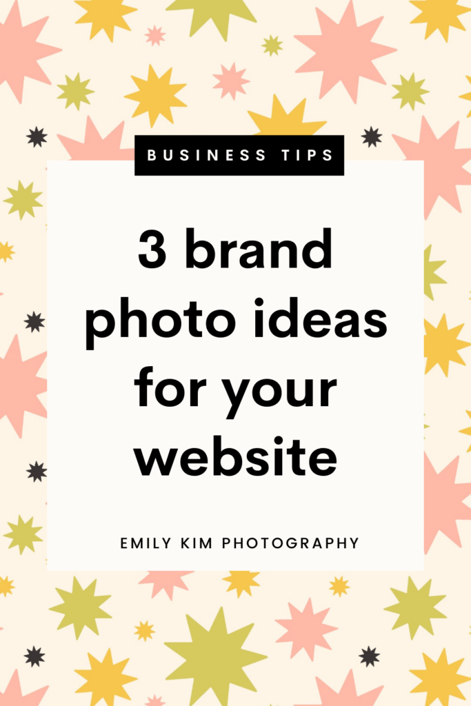 3 brand photo ideas for your website