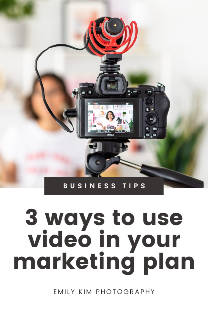 3 ways to use video in your marketing plan