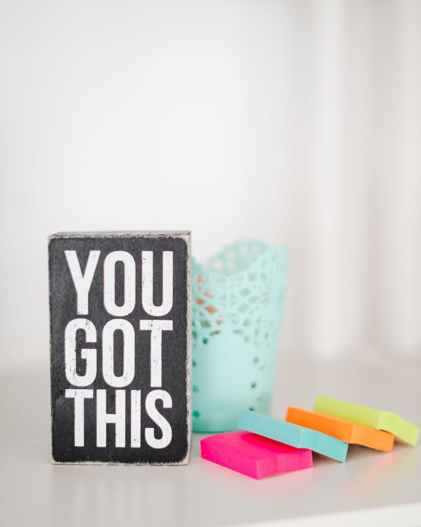 "You Got This" Black Sign Cup Post-its