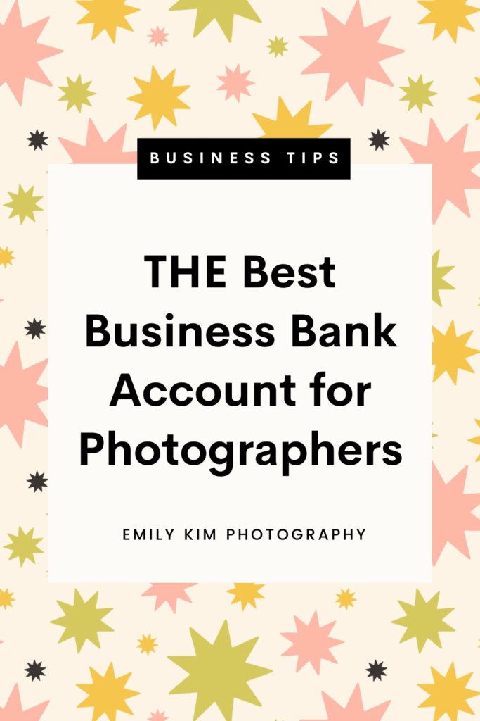 THE best business bank account for photographers
